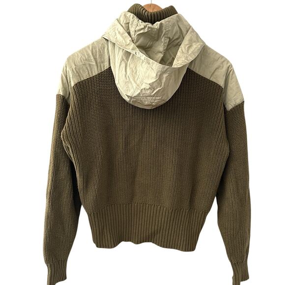 Varley Carter Half Zip True Knit Sweater Dark Olive Mix Size XXS - Picture 5 of 13